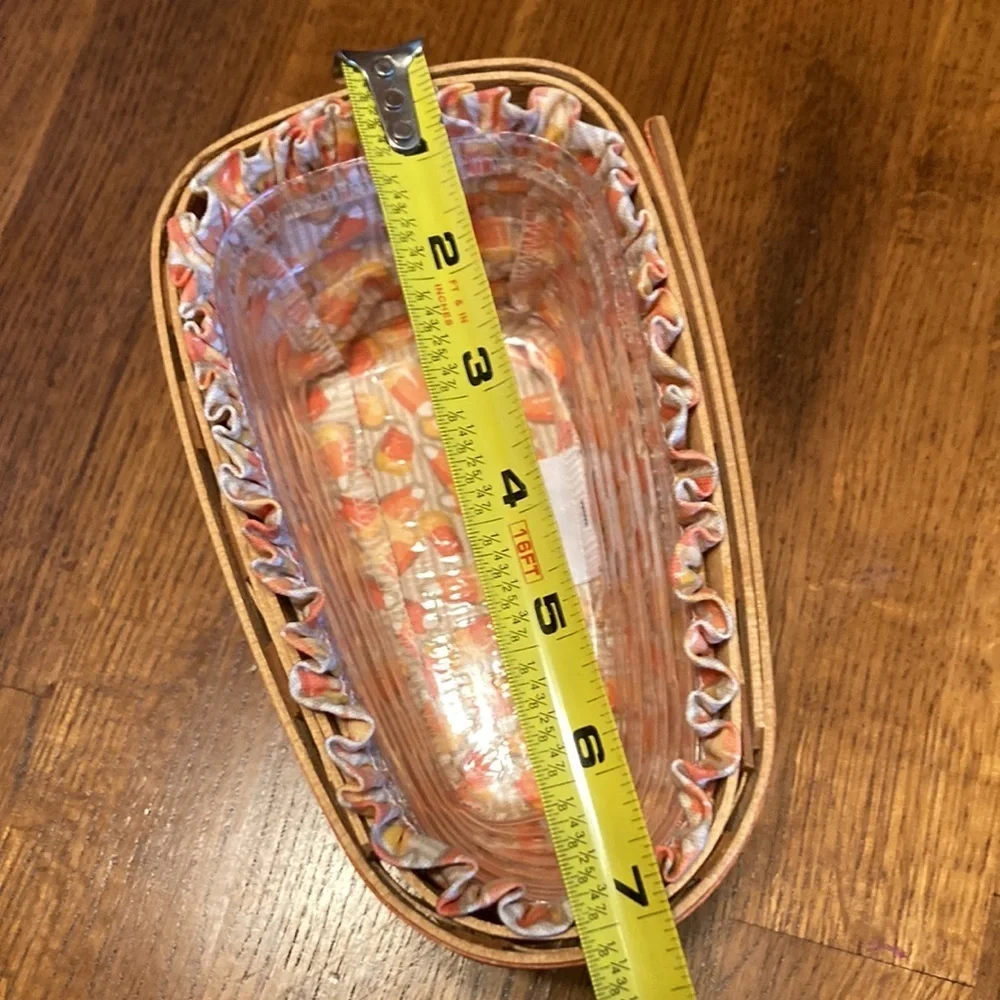 LONGABERGER 1999 Candy Corn Basket Combo